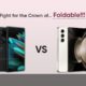 OnePlus Open Samsung Z Fold 5 foldable