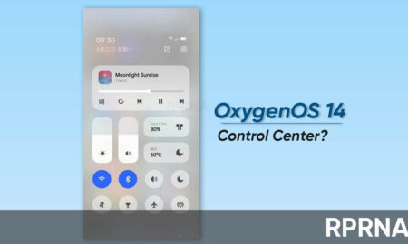 OxygenOS 14 Control Center