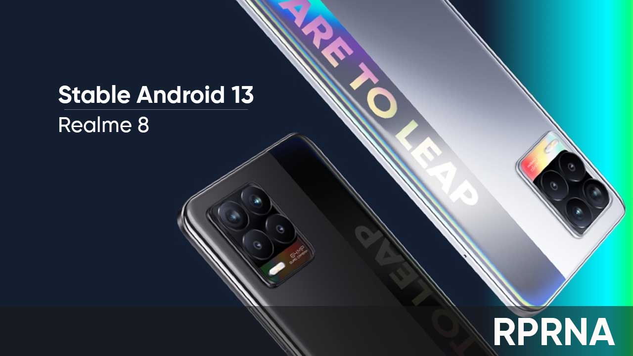 Realme 8 Android 13 update
