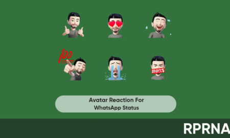 WhatsApp Avatar reaction feature