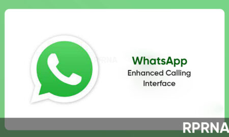 WhatsApp tweaked call interface