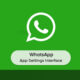 WhatsApp Android Settings Interface