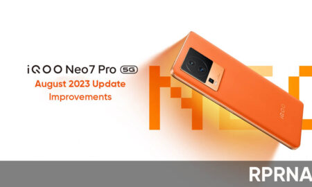 Vivo iQOO Neo 7 Pro August 2023 update
