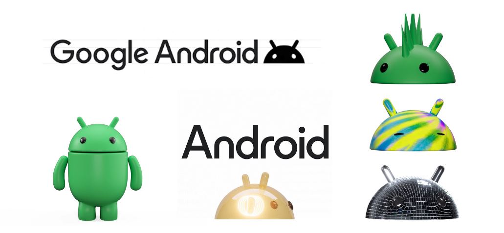 Google 3D logo Android