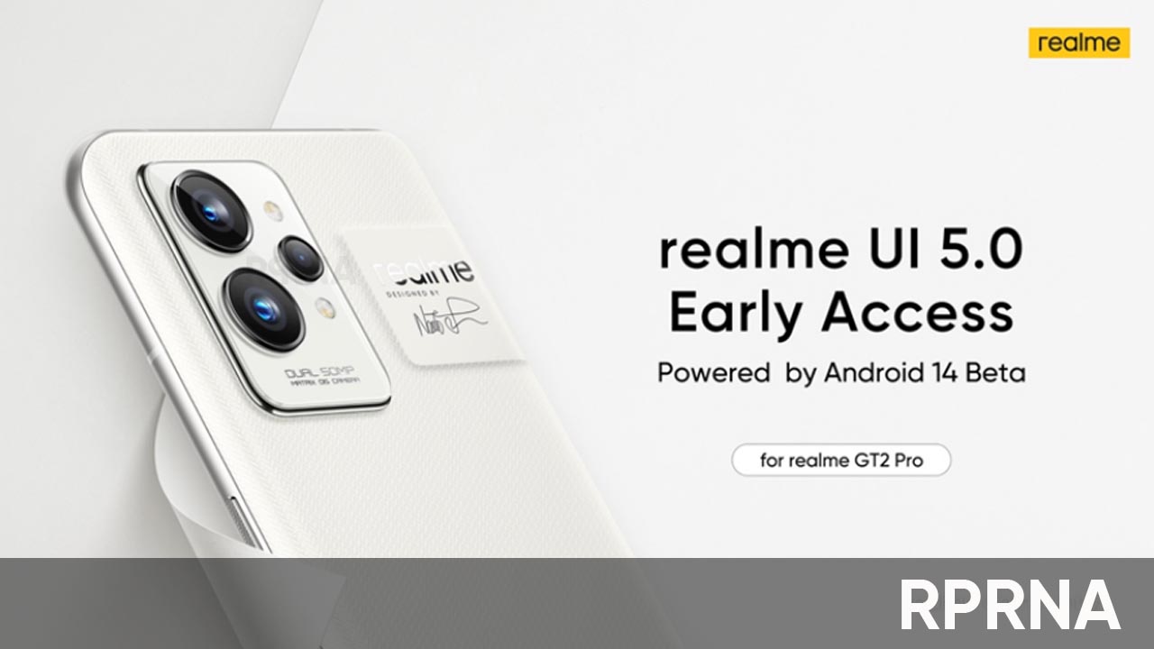 Android 14 early access Realme GT 2 Pro