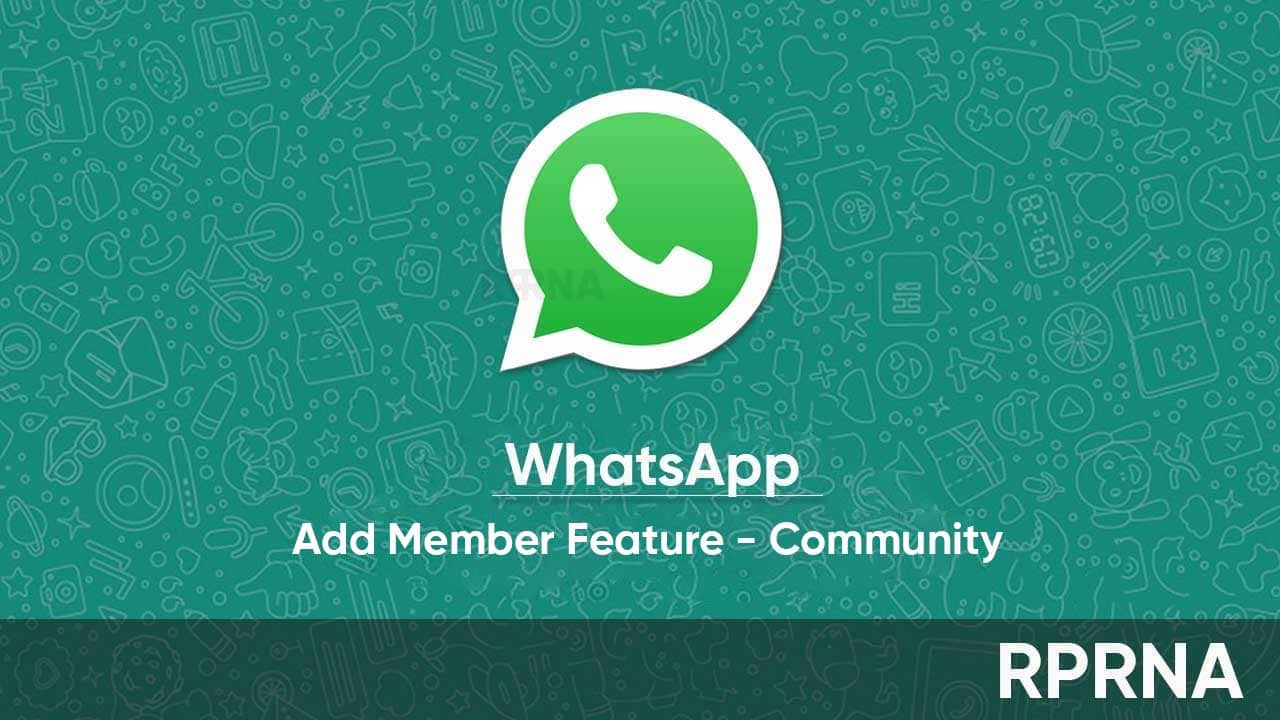 WhatsApp iOS add members community