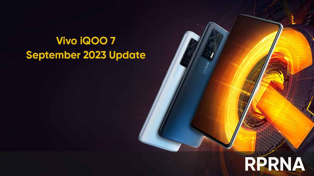 Vivo iQOO 7 September 2023 update