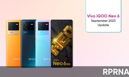 Vivo iQOO Neo 6 September 2023 patch