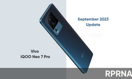 Vivo iQOO Neo 7 Pro September 2023 update