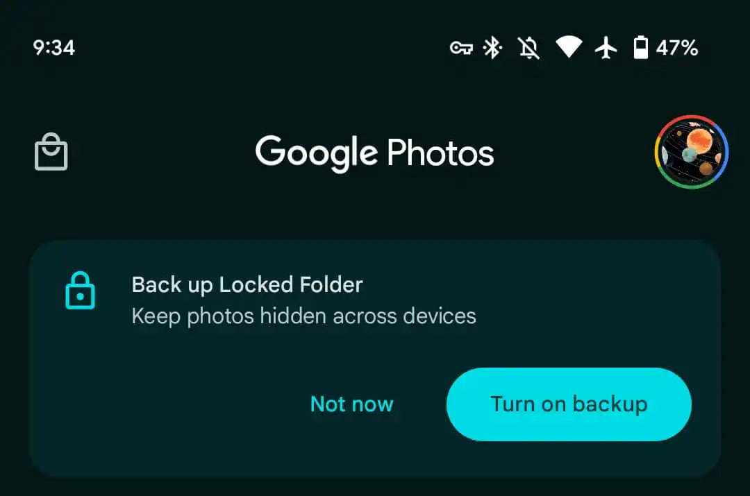 Google Photos Locked Folder widely