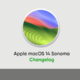 Apple macOS 14 changelog