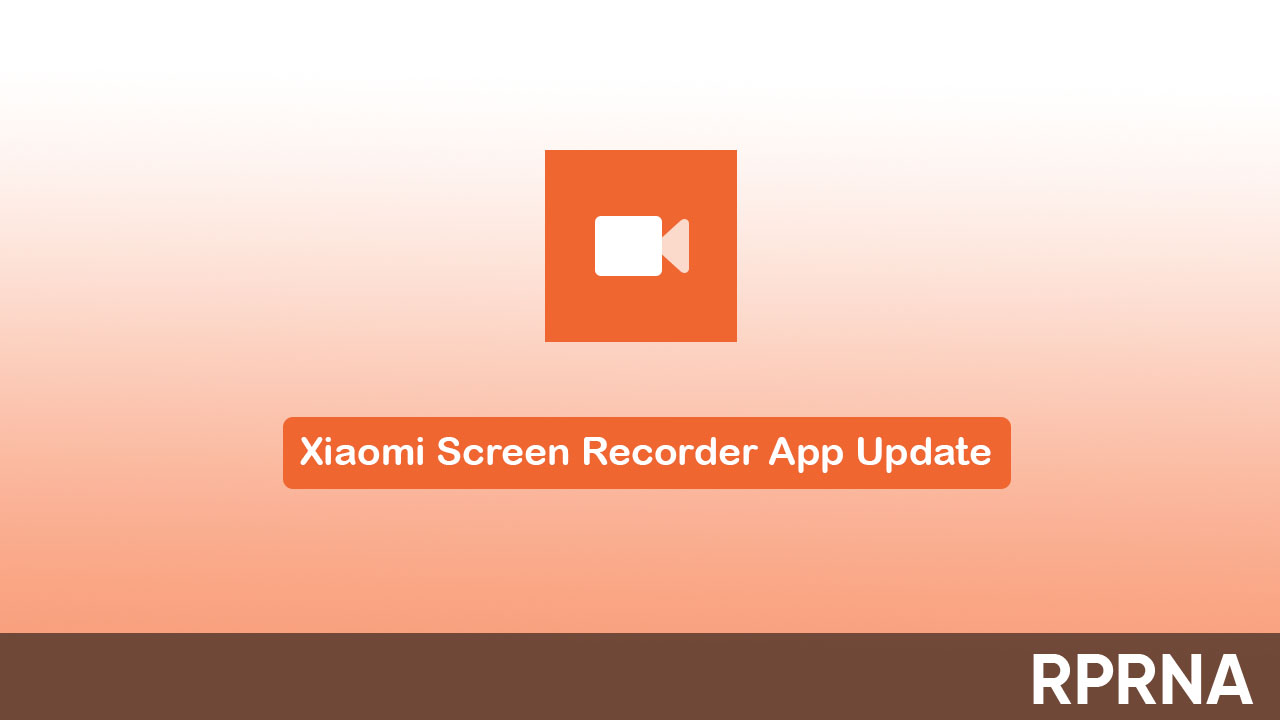  Xiaomi Screen Recorder V3.12.7.9.1 update