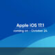 Apple iOS 17.1 public October 24