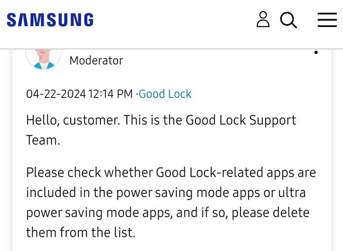  Samsung GoodLock apps power-saving mode 