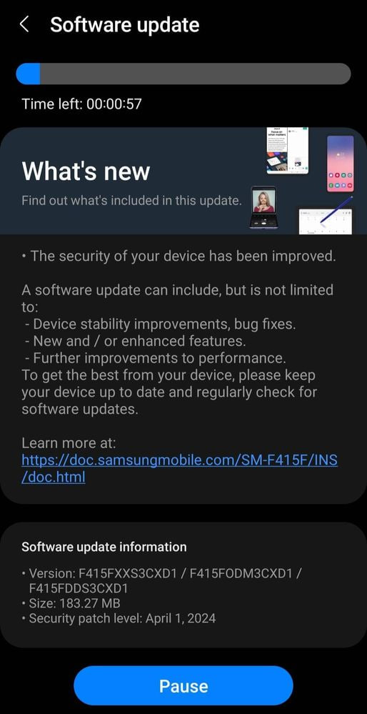  Samsung Galaxy F41 May 2024 update