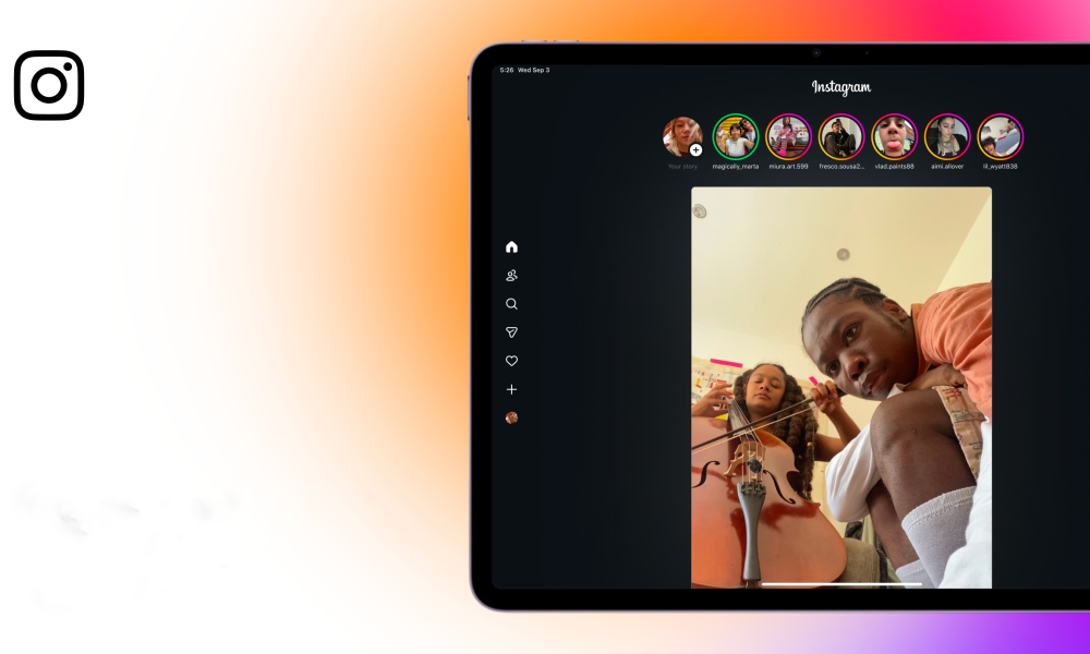 Instagram on iPad