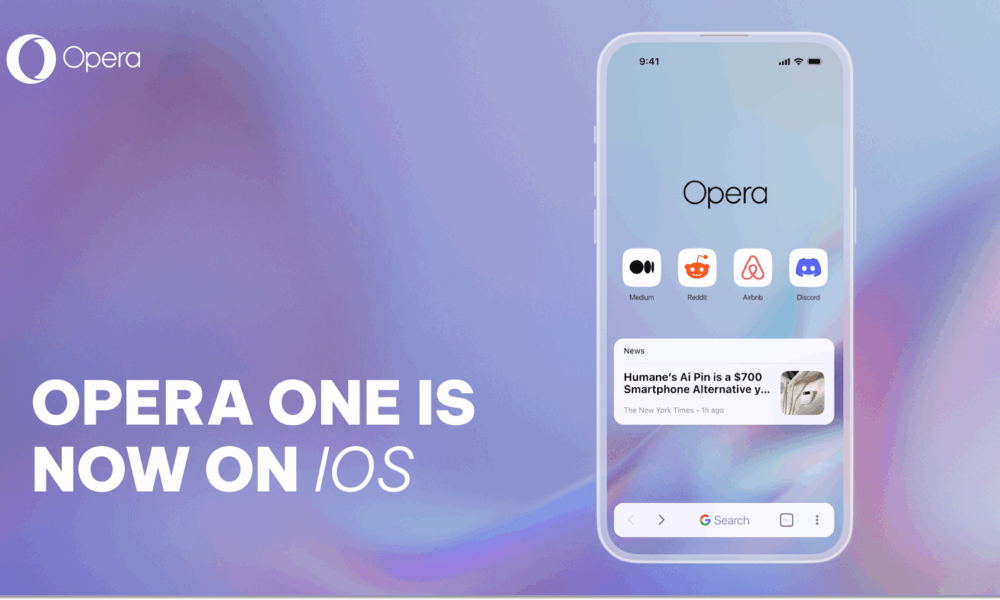 Opera Browser on iPhone