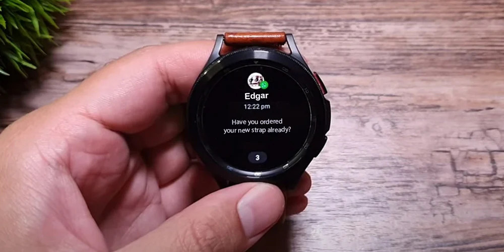 WhatsApp on Galaxy Watch